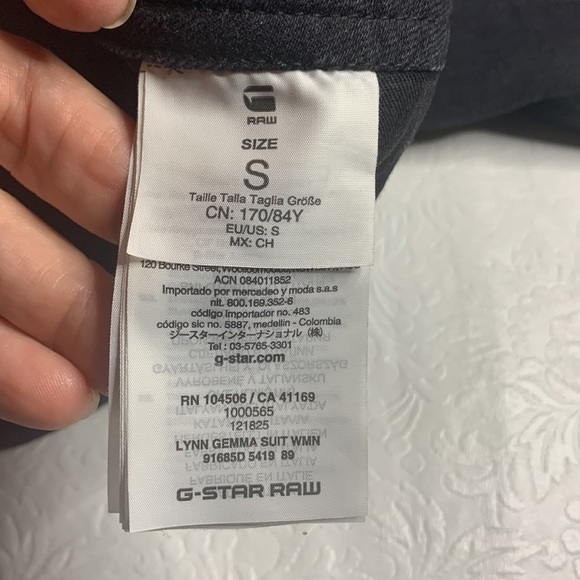 G Star Lynn Gemma Denim Strapless Jumpsuit - Picture 7 of 8